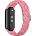 Beline pasek Mi Band 3|4 Textile różowy|pink Beline pasek Mi Band 3|4 Textile różowy|pink
