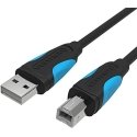 USB 2.0 A male to USB-B male printer cable Vention VAS-A16-B1000 USB 2.0 A male to USB-B male printer cable Vention VAS-A16-B1000