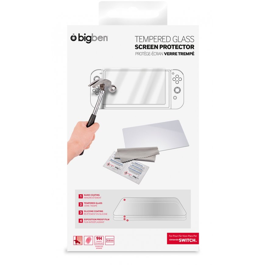 Bigben Interactive SWITCHTEMPGLASS žaidimų konsolės dalis ir priedas Ekrano apsauga – 3