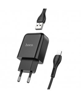 Hoco N2 USB charger + Lightning cable 1m