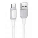 Usams US-SJ596 cable USB-C | 3A 1m white Usams US-SJ596 cable USB-C | 3A 1m white