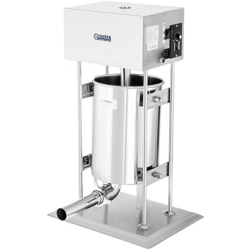 Electric sausage filler with motor Royal Catering + 4 funnels 10L – 3