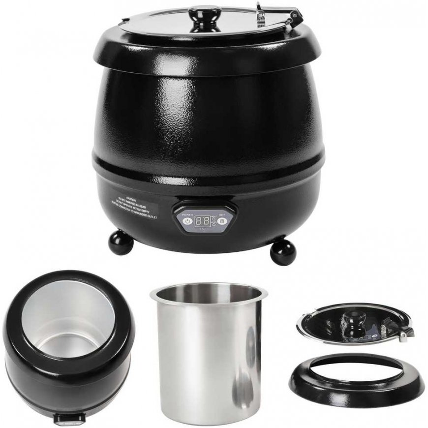 Royal Catering Electronically controlled electric soup kettle, 10L