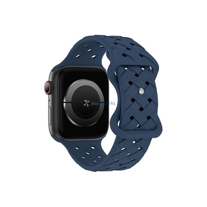 Beline pasek Apple Watch Silicone Woven 38|40|41mm niebieski |de