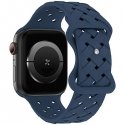 Beline pasek Apple Watch Silicone Woven 38|40|41mm niebieski |de