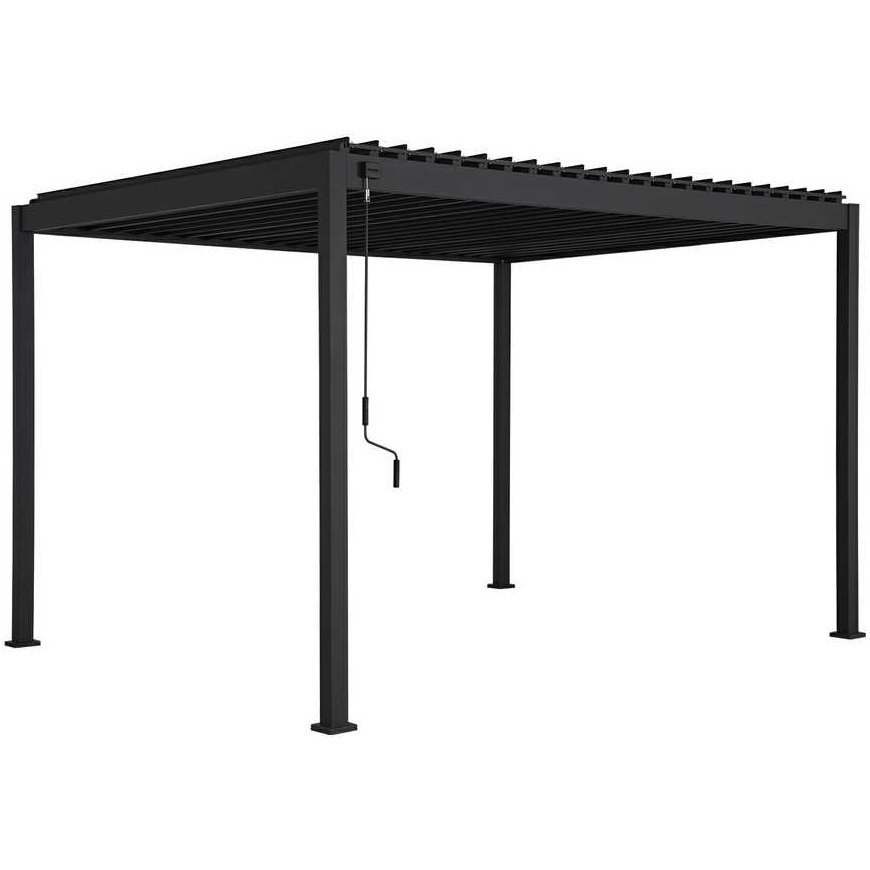 Gazebo MIRADOR-88 3x3m, dark gray