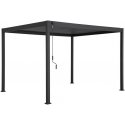Gazebo MIRADOR-88 3x3m, dark gray