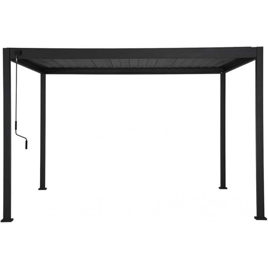 Gazebo MIRADOR-88 3x3m, dark pilkas – 4