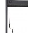 Gazebo MIRADOR-88 3x3m, dark pilkas