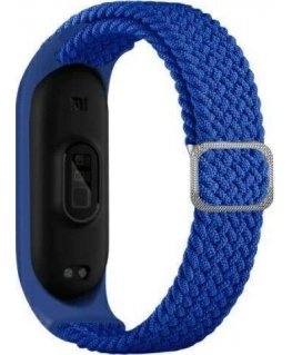 Beline pasek Mi Band 3|4 Textile niebieski|sky blue
