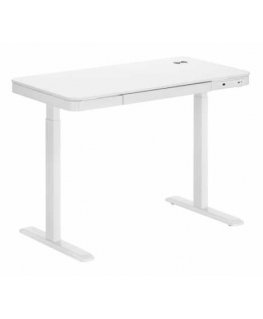 Adjustable height table Up Up Balder II, White
