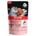 PET REPUBLIC Junior Smalki sagriezta teļa gaļa - Mitrā suņu barība - 100 g PET REPUBLIC Junior Smalki sagriezta teļa gaļa - Mitrā suņu barība - 100 g