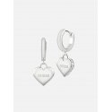 GUESS JUBE02236JWRHT/U korvakoru Klipsikorvakorut Ruostumaton teräs Hopea GUESS JUBE02236JWRHT/U korvakoru Klipsikorvakorut Ruostumaton teräs Hopea