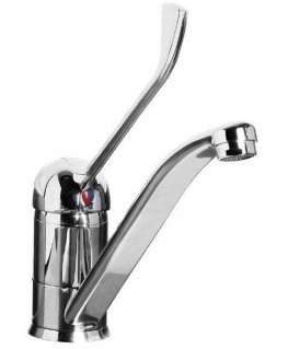 Contactless, elbow-mounted washbasin faucet - Hendi 970522