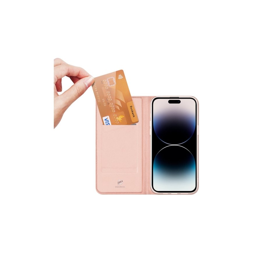 Dux Ducis Skin Pro Wallet Case for iPhone 15 Pro - Pink – 2