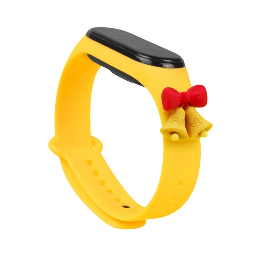 Fusion Xmas Bells for Xiaomi Mi Band 5 | Mi Band 6 yellow – 2