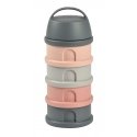 BEABA Pojemniki na mleko w proszku 4 komory mineral grey/pink (opakowanie zbiorcze 6 szt.) BEABA Pojemniki na mleko w proszku 4 komory mineral grey/pink (opakowanie zbiorcze 6 szt.)
