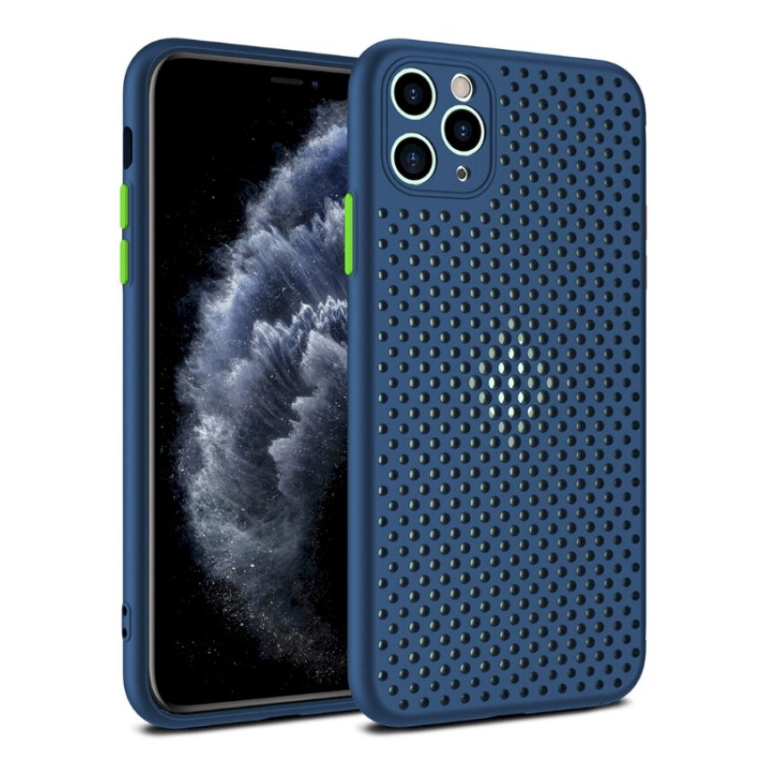 Fusion Breathe Case Silicone Case For Huawei P40 Lite Blue
