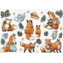 luca S Cross stitch kit "Foxy New Year" 39x27cm SLETIL8802 luca S Cross stitch kit "Foxy New Year" 39x27cm SLETIL8802