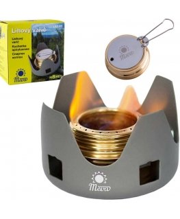 Tourist alcohol stove, fueled with ethanol and alcohol MEVA