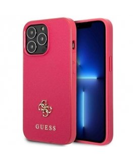 Guess GUHCP13LPS4MF iPhone 13 Pro | 13 6,1" różowy|pink hardcase