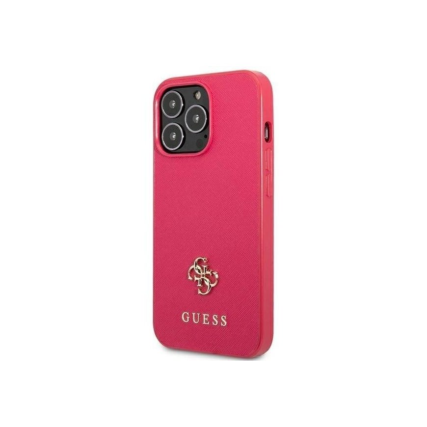 Guess GUHCP13LPS4MF iPhone 13 Pro | 13 6,1" różowy|pink hardcase – 2