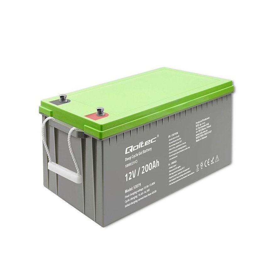 Qoltec 53079 Deep Cycle Gel akumulators