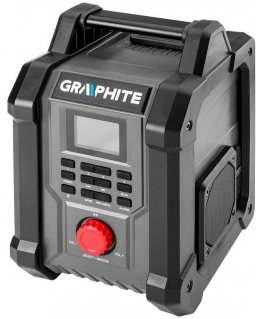 Radio budowlane akumulatorowo-pluggable Graphite Energy+ 18V without battery