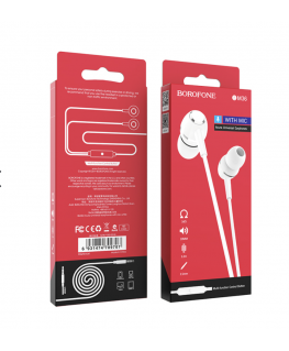 Borofone BM36 headsets with microphone white