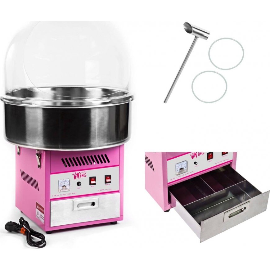 Royal Catering candy machine with protective cover 52cm