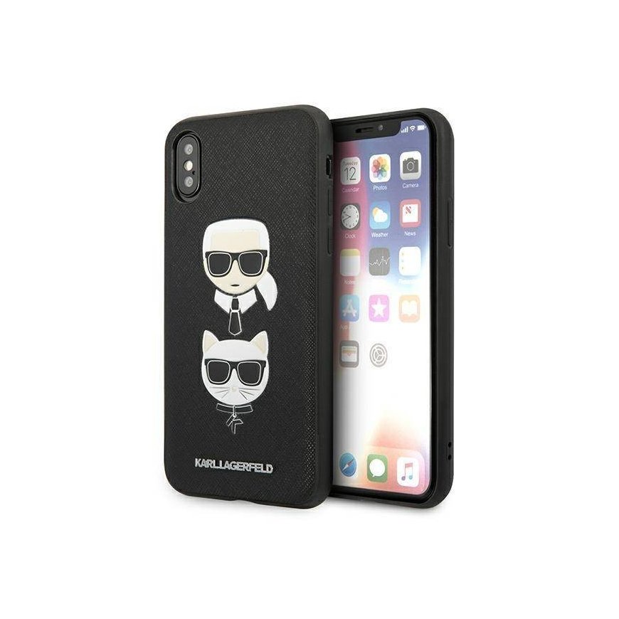 Karl Lagerfeld KLHCPXSAKICKCBK iPhone X|XS czarny|black hardcase – 2