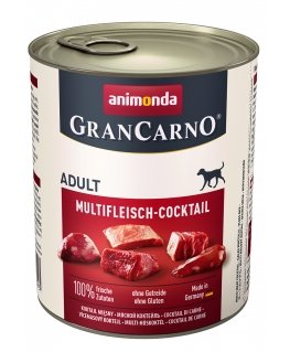 animonda GranCarno multi meat cocktail Veiseliha, Kana, Mäng, Süda, Türgi Täiskasvanu 800 g
