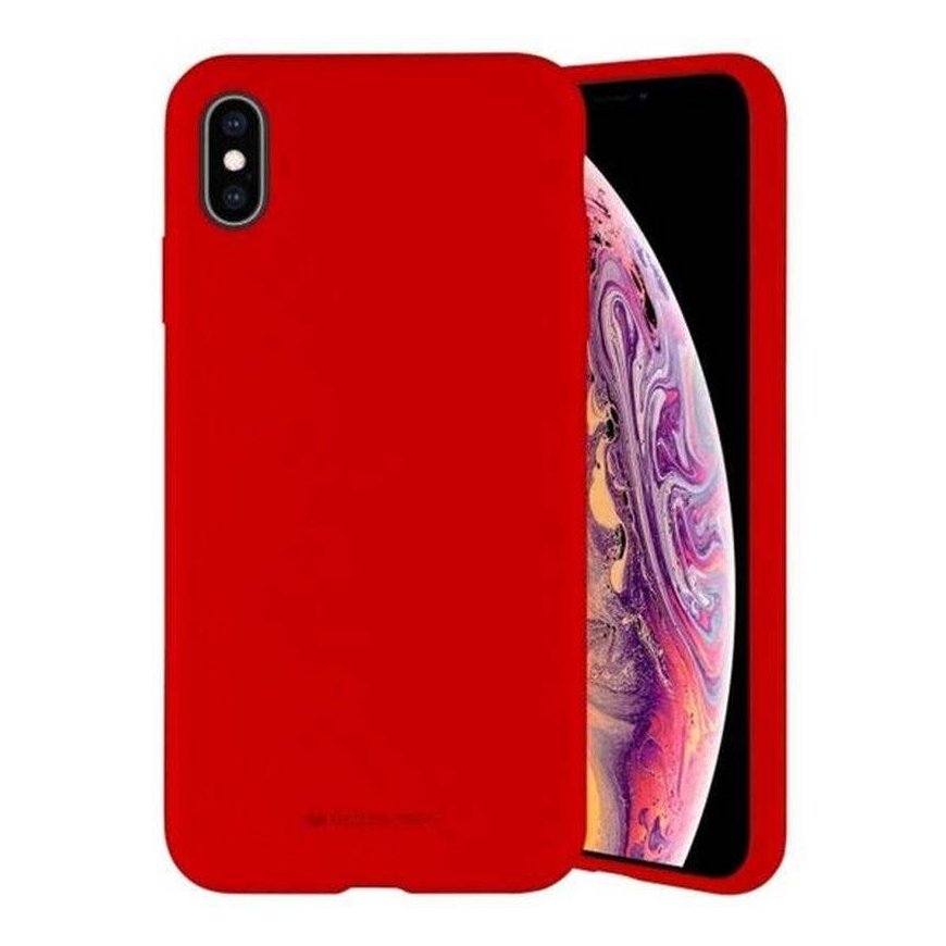 Mercury Silicone Samsung S22+ S906 czerwony|red
