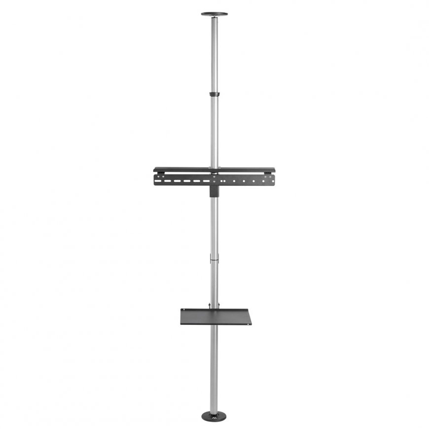 Teleskoopiline telerihoidik, lagi ja põrand riiuliga Maclean MC-791N 37 "-70", max. 30 kg – 2