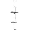 Teleskoopiline telerihoidik, lagi ja põrand riiuliga Maclean MC-791N 37 "-70", max. 30 kg