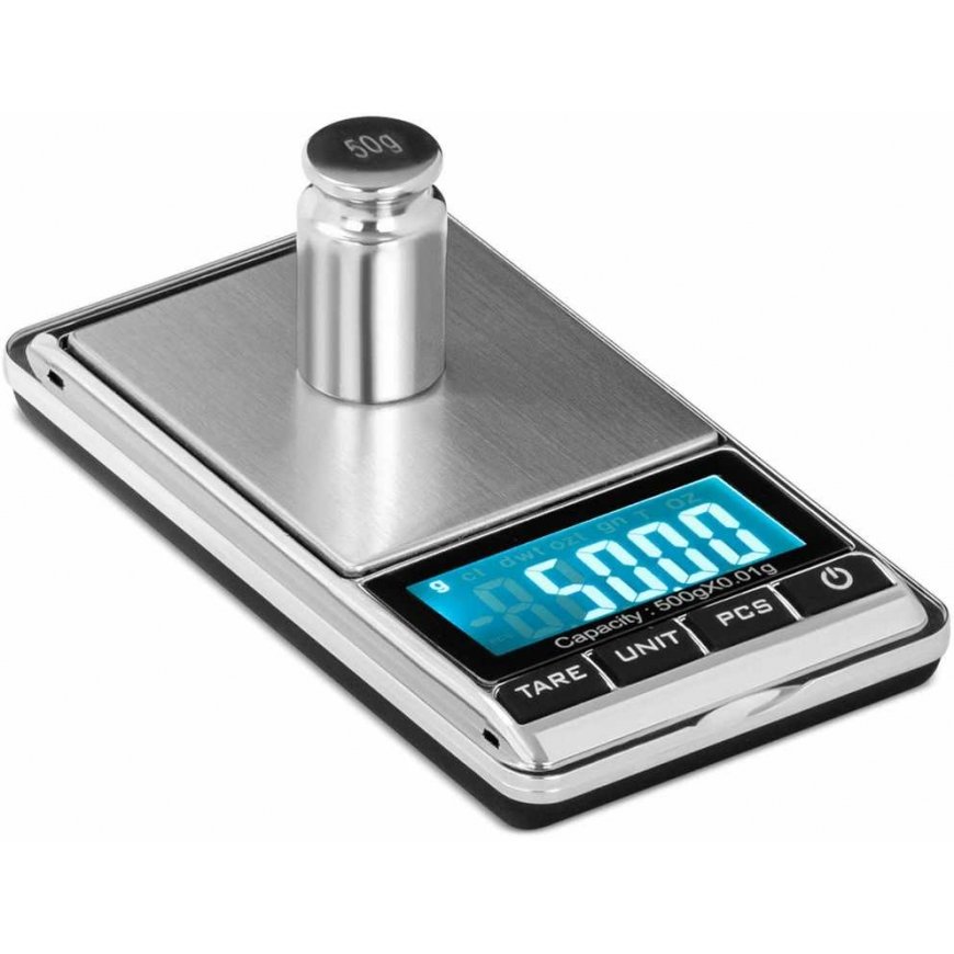 Kitchen Scale Steinberg Systems Precision Jewelry Scale Pocket Counter LCD 500g / 0.01g – 2