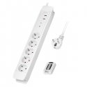 LogiLink LPS402 power extension 1.5 m 5 AC outlet(s) Indoor White