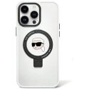 Karl Lagerfeld Ring Stand Karl Head MagSafe Back Case for Apple iPhone 15 Pro Karl Lagerfeld Ring Stand Karl Head MagSafe Back Case for Apple iPhone 15 Pro