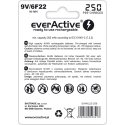 Everactive EVHRL22-250 household battery Rechargeable battery 9V Nickel-Metal Hydride (NiMH) Everactive EVHRL22-250 household battery Rechargeable battery 9V Nickel-Metal Hydride (NiMH)