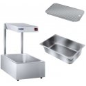Royal Catering Gastronomic heating lamp, food heater 500W + GN1/1 capacity