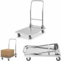 Royal Catering Platform warehouse transport trolley with folding handle up to 400 kg RCFT-1.1 Royal Catering Platform warehouse transport trolley with folding handle up to 400 kg RCFT-1.1