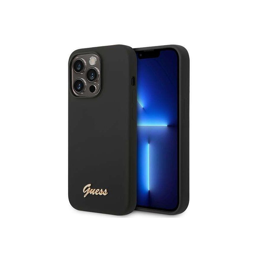 Guess GUHCP13LM4DGPK iPhone 13 Pro | 13 6.1" czarny|black hardca – 2