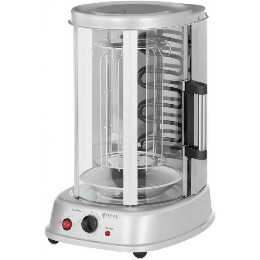MINI skrudintuvo kepsninė kebabui, giroskopui, daržovėms, vertikali, 3in1, 1500W Royal Catering RCGV-1400 – 2