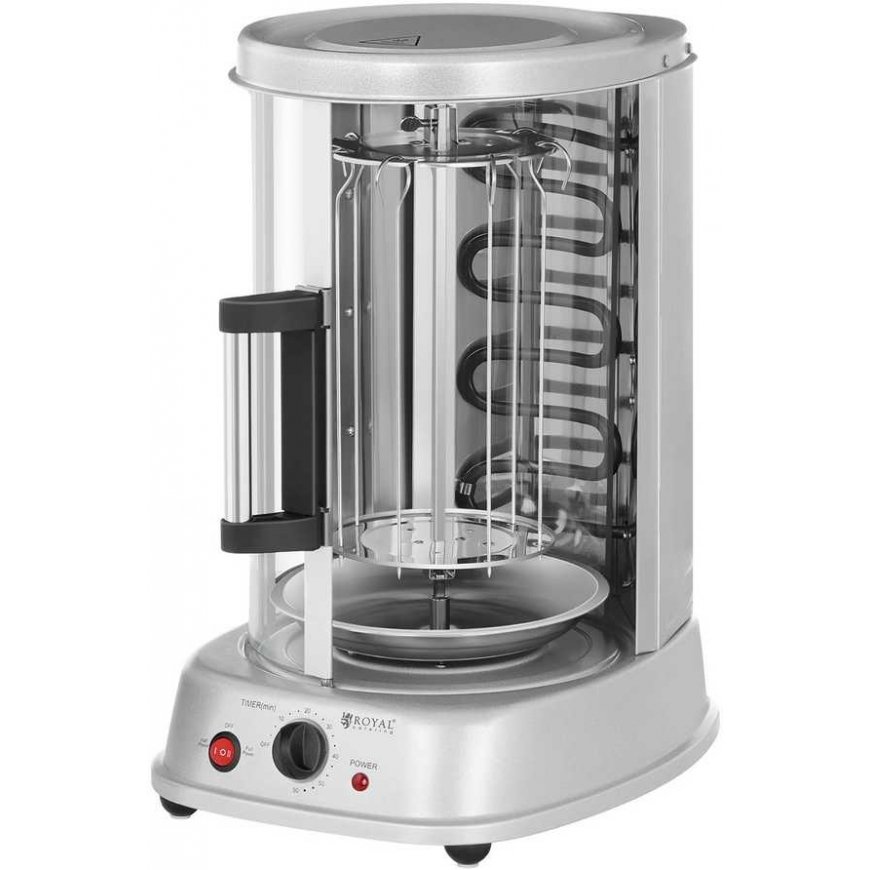 MINI skrudintuvo kepsninė kebabui, giroskopui, daržovėms, vertikali, 3in1, 1500W Royal Catering RCGV-1400 – 4