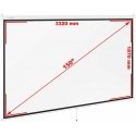 Frommstarck Projector screen semi-automatic wall ceiling matte white 150'' 340x210 cm 16:9 Frommstarck Projector screen semi-automatic wall ceiling matte white 150'' 340x210 cm 16:9