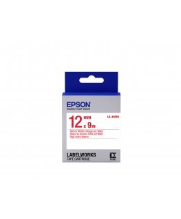 Epson Label Cartridge Standard LK-4WRN Red/White 12mm (9m)