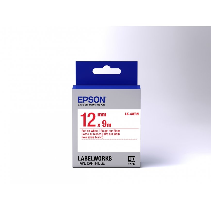 Epson tarrakasetti vakio - LK-4WRN vakio pun./valk. 12/9 – 2