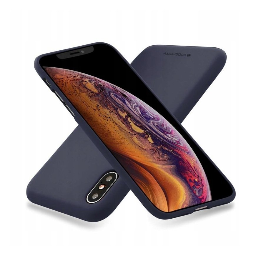 Mercury Soft iPhone 12|12 Pro 6,1" niebieski|midnight blue