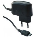 Travel charger microUSB 1A black Travel charger microUSB 1A black