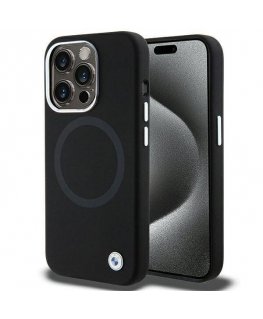 BMW BMHMP15LSILBK2 Back Case for Apple iPhone 15 Pro